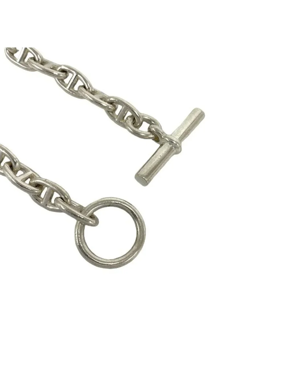 Hermes Chaine D'ancre PM Bracelet 925 Sterling Silver Chain